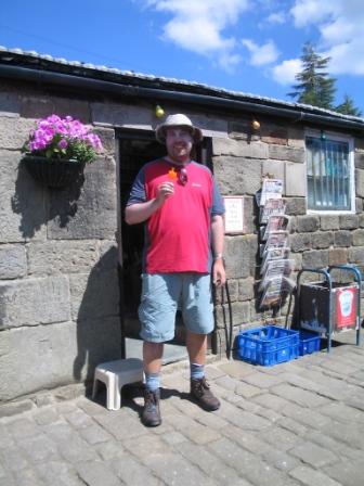 Ice lolly break at Aladdin's Cave