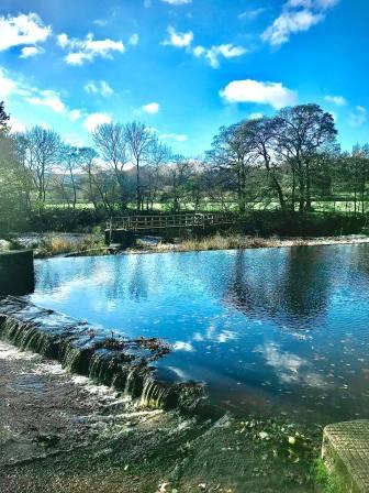 River Derwent behind Bamford Mill