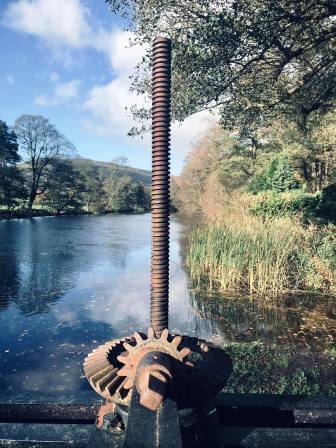 River Derwent behind Bamford Mill