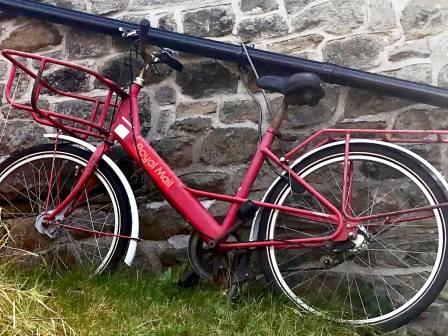 An old Royal Mail bicycle