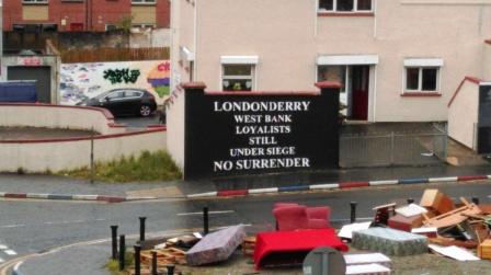 A sign from the unionist community