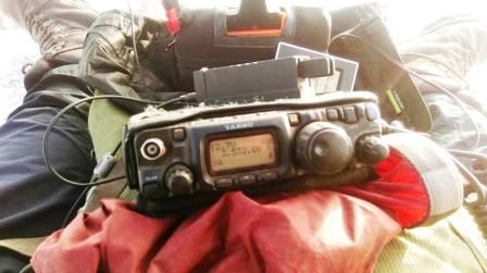 Operating on 80m CW