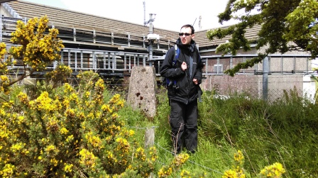 Jimmy at the trig point