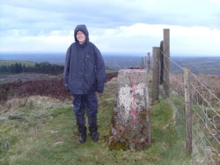 Jimmy at the trig point