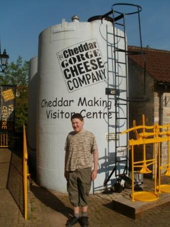 Two big cheese vats