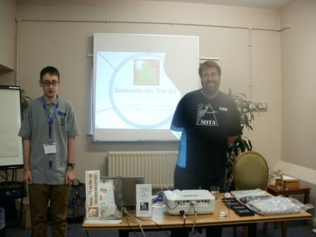 Jimmy & Tom presenting at the RSGB Convention
