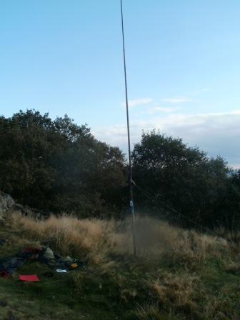 Tom's mast and 20m aerial