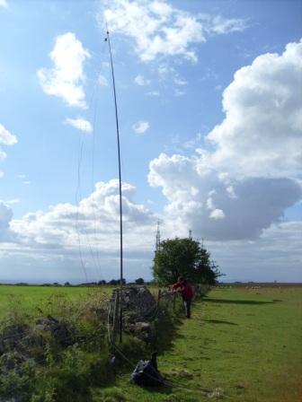 Setting up HF on Cleeve Hill