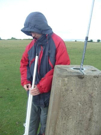 Setting up VHF on Cleeve Hill