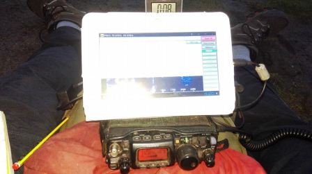 Attempting to use a 7" tablet for PSK31.