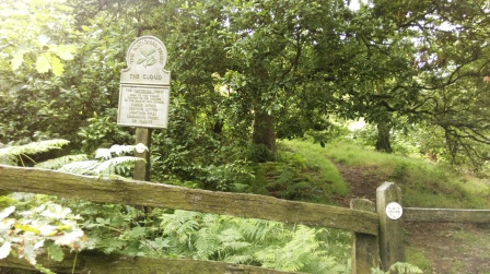 National Trust land sign