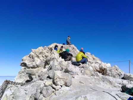Other climbers at the summit
