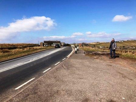 Start by walking back along the A53 towards Buxton