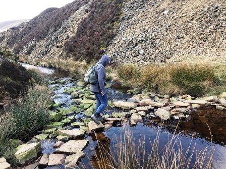 Stepping stones across the river