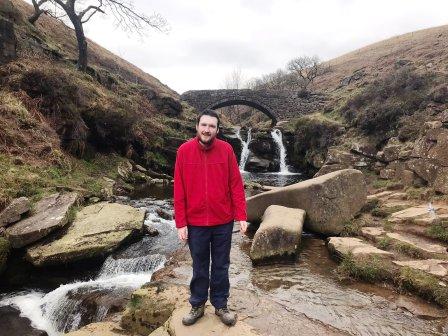 Liam at Three Shires Head