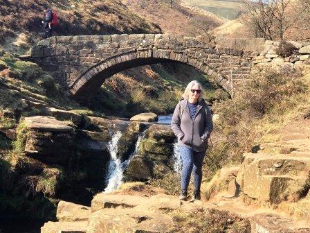 Marianne at Three Shires Head