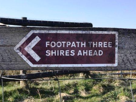 Footpath sign