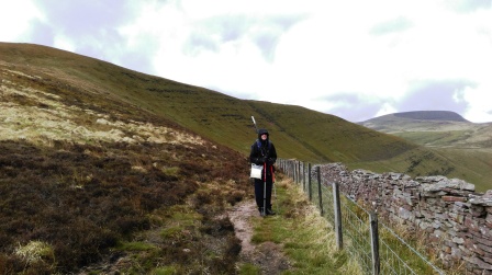 Jimmy on the long walk-in