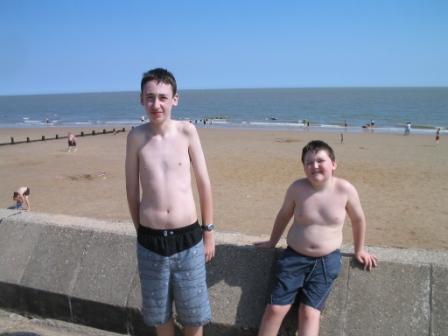 Jimmy & Liam at Frinton-on-Sea