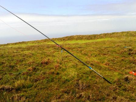 Difficult to keep the mast upright in the wind