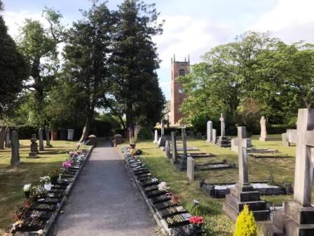Churchyard at St Luke's, Goostrey
