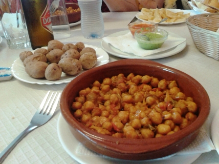 Traditional Canarian lunch
