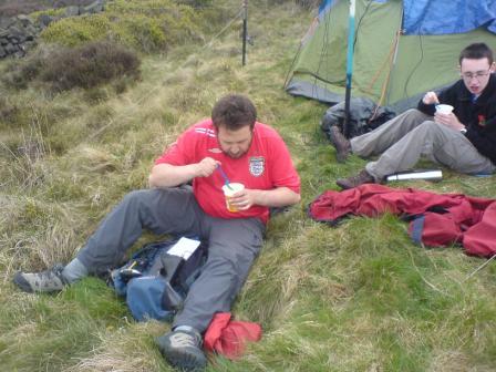 Lunchtime on Day 1