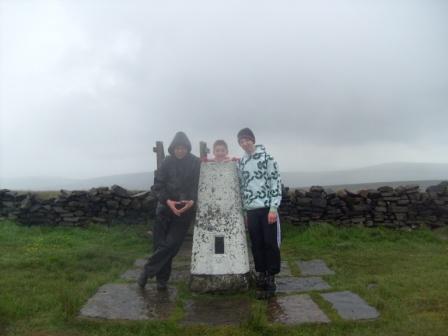 Edward, Craig & Hunter at the summit