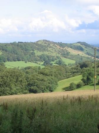 Looking back to Kerridge Hill