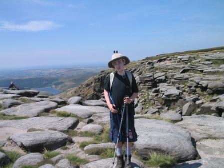 Jimmy at Kinder Downfall