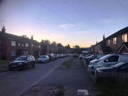 Merebrook Road at dawn