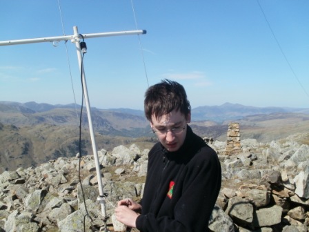 Jimmy setting up the SOTA Beam on High Raise LD-019