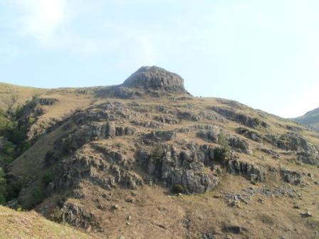 Harrison Stickle viewed from the ascent up to Loft Crag