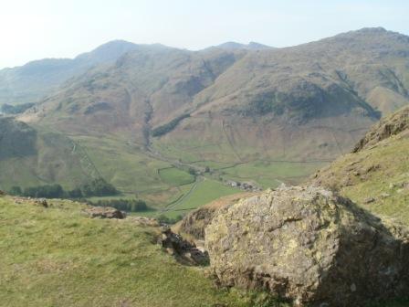 Great view down into Langdale