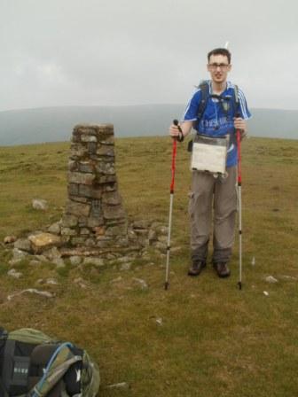 Jimmy at the summit of Seatallan