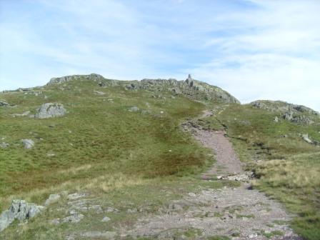 Approaching the summit