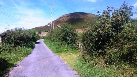 Initial walk up the lane