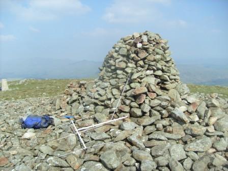 Summit cairn on Whitfell