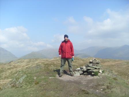 Tom M1EYP at the summit of Baystones LD-039