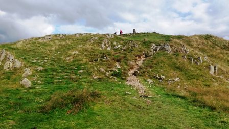 Approaching the summit