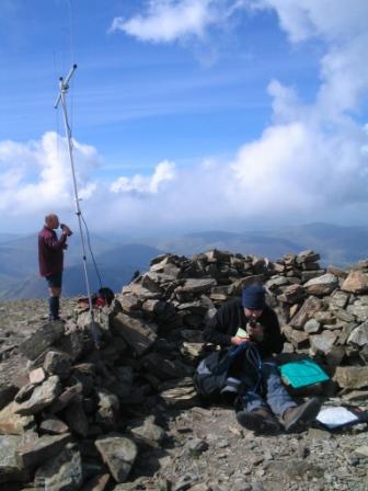 Activating from summit shelter