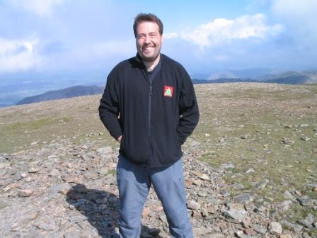 Tom on Grasmoor summit