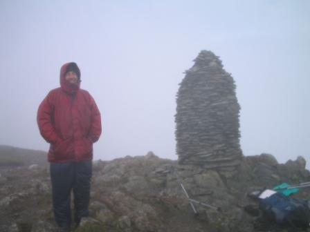 Tom M1EYP at the summit of Dale Head