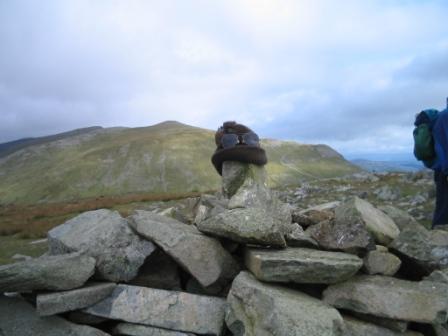 Unique appearance of a summit cairn!