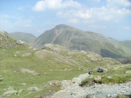 View of Great Gable from the Corridor Route