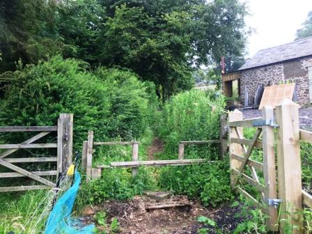 Passing beside Cornfield Farm