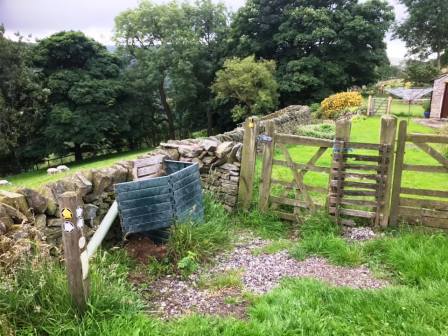 Path out of Charles Head Farm