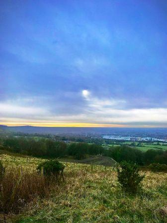 Commanding views over the Cheshire Plain