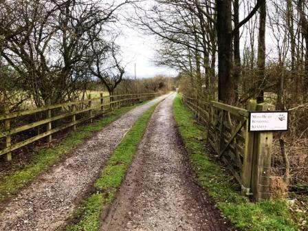 Track to Moss Head Boarding Kennels