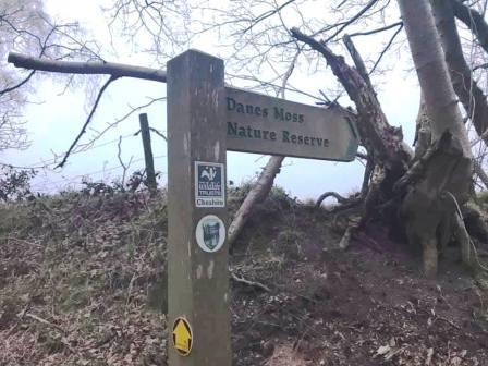 Sign for the nature reserve